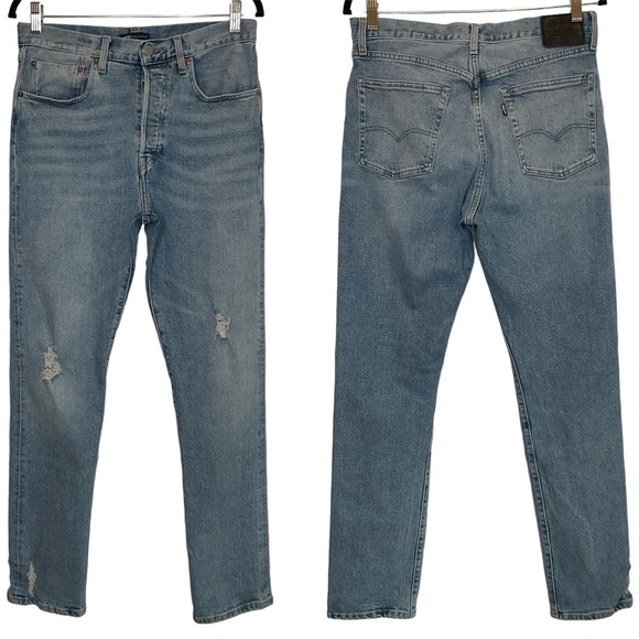 Levi's 501 Original Made & Crafted High Rise Button Fly Jeans Size 30/30 - Picture 1 of 17